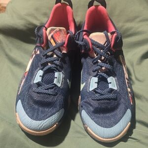 Nike Kids Navy, Pink and Light Blue Sneakers